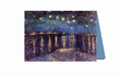 Starry Night Over The Rohne Greeting Card